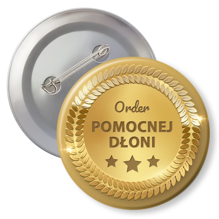 przypinkaOrder pomocnej dłoni