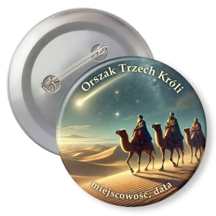 przypinkaOrszak Trzech Króli na pystyni