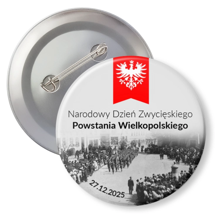 przypinkaPowstanie Wielkopolskie Wręczenie Sztandaru