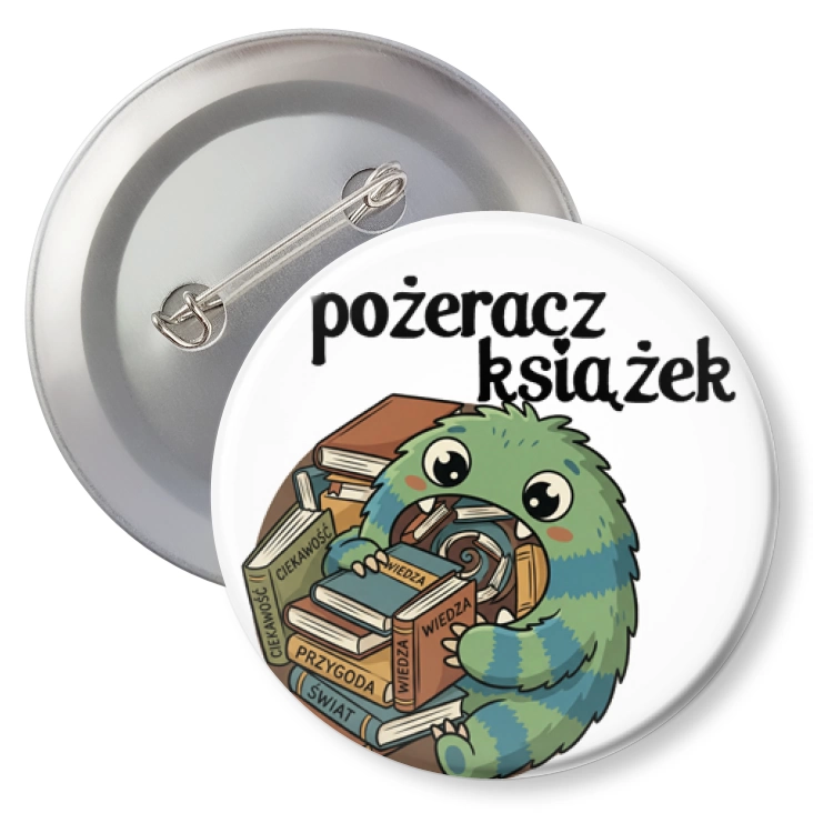 przypinkaPożeracz książek