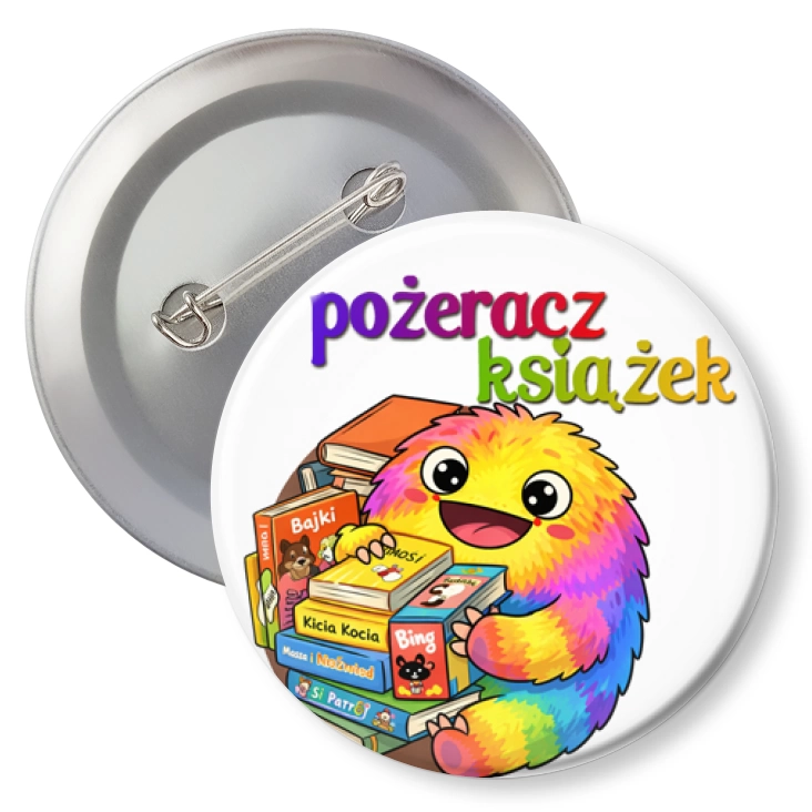 przypinkaPożeracz książek dla dzieci
