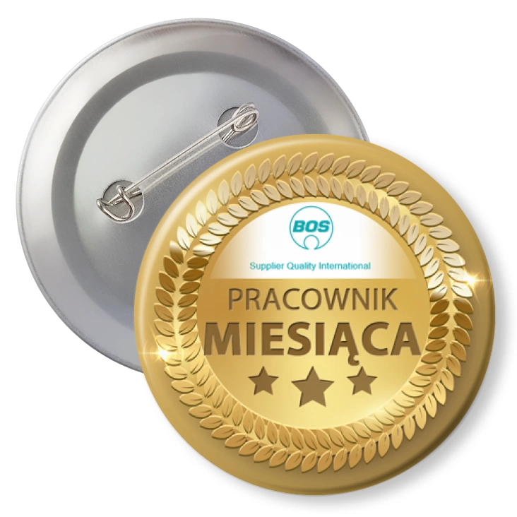 przypinkaPracownik miesiąca Bos