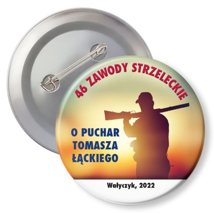 przypinka agrafka 46 Zawody Strzeleckie o Puchar Tomasza Łąckiego