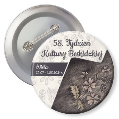 przypinka 58. Tydzien Kultury Beskidzkiej