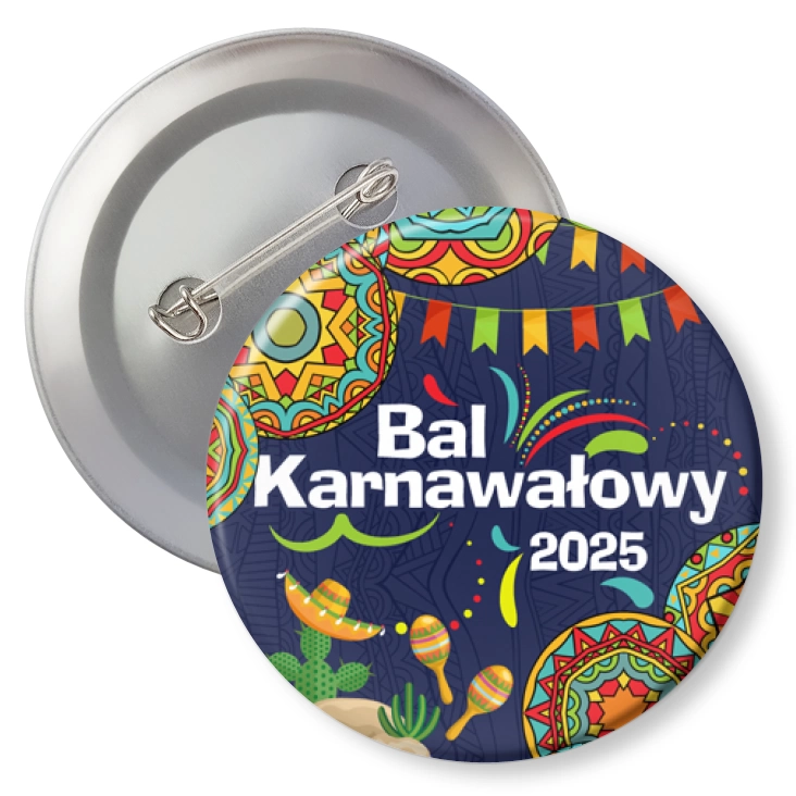 przypinkaBal Karnawałowy w meksykańskim stylu