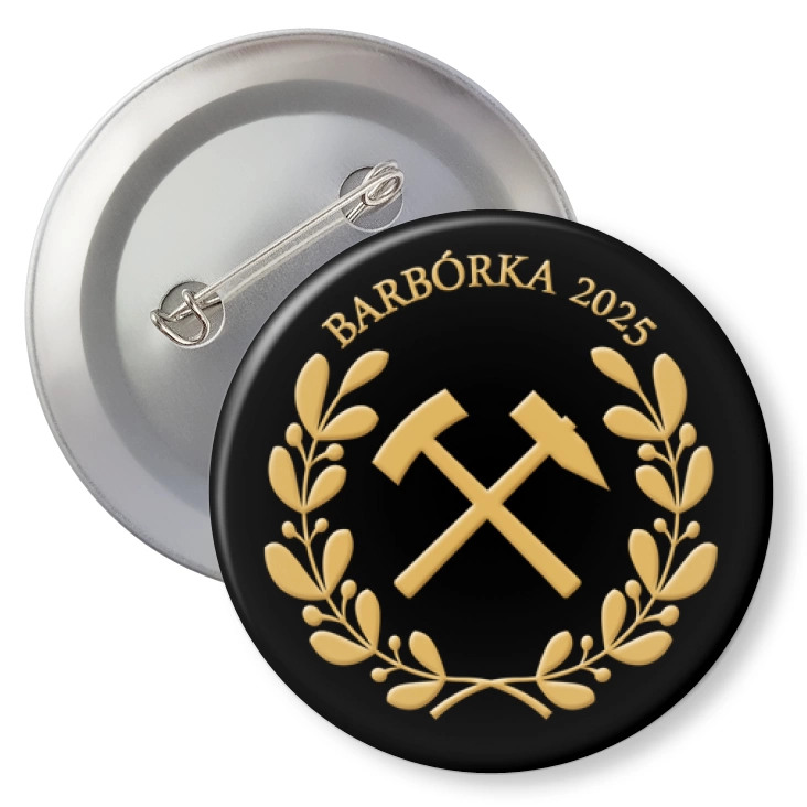przypinkaBarbórka Godło Górnicze