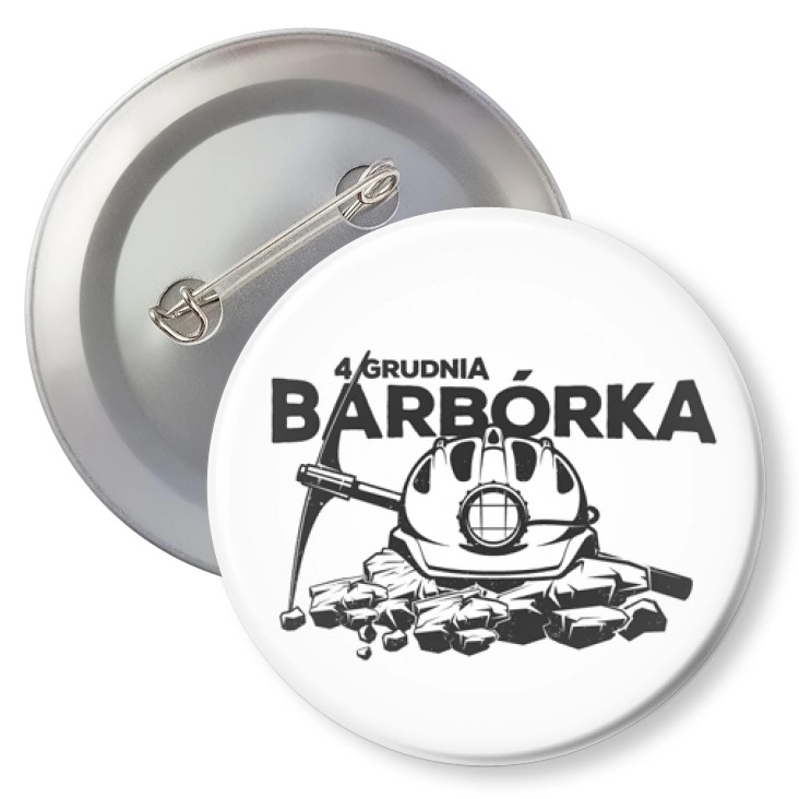 przypinkaBarbórka monochromatyczny wzór