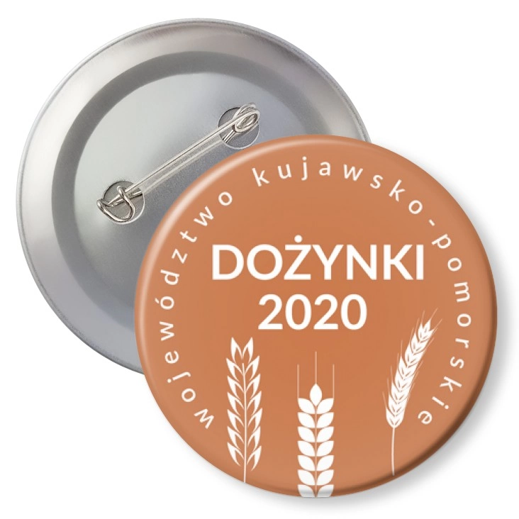 przypinka z agrafką Dożynki 2020