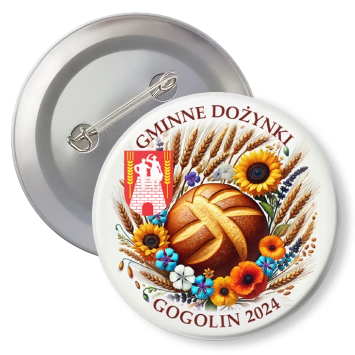 przypinka z agrafką Dożynki Gminne Gogolin 2024