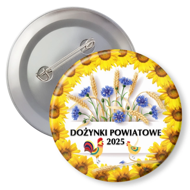 przypinka agrafka Dożynki powiatowe