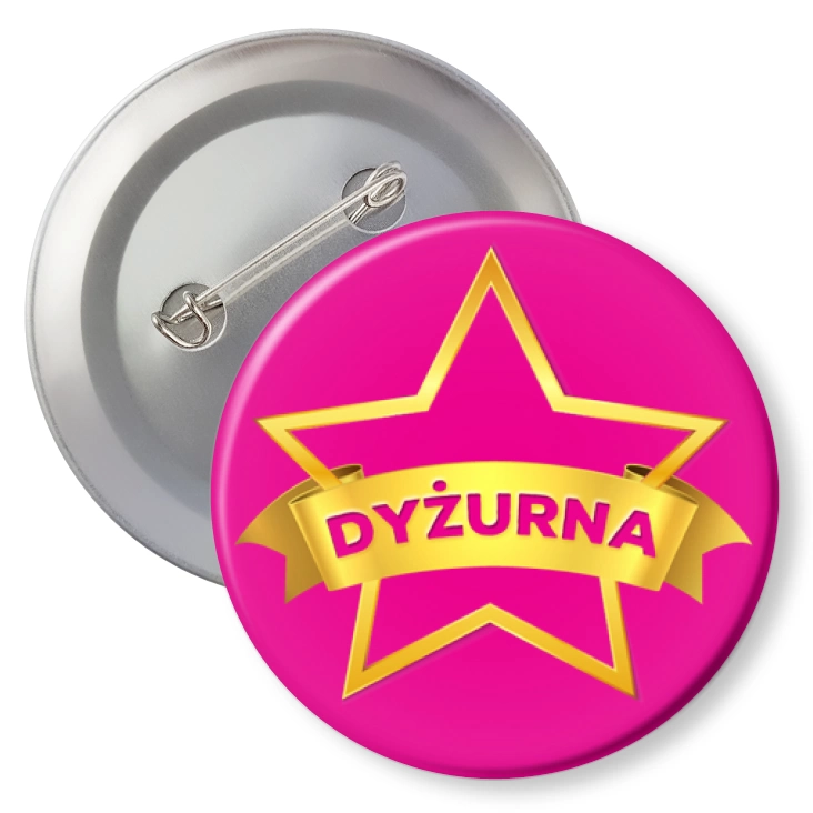 przypinkaDyżurna złota gwiazda