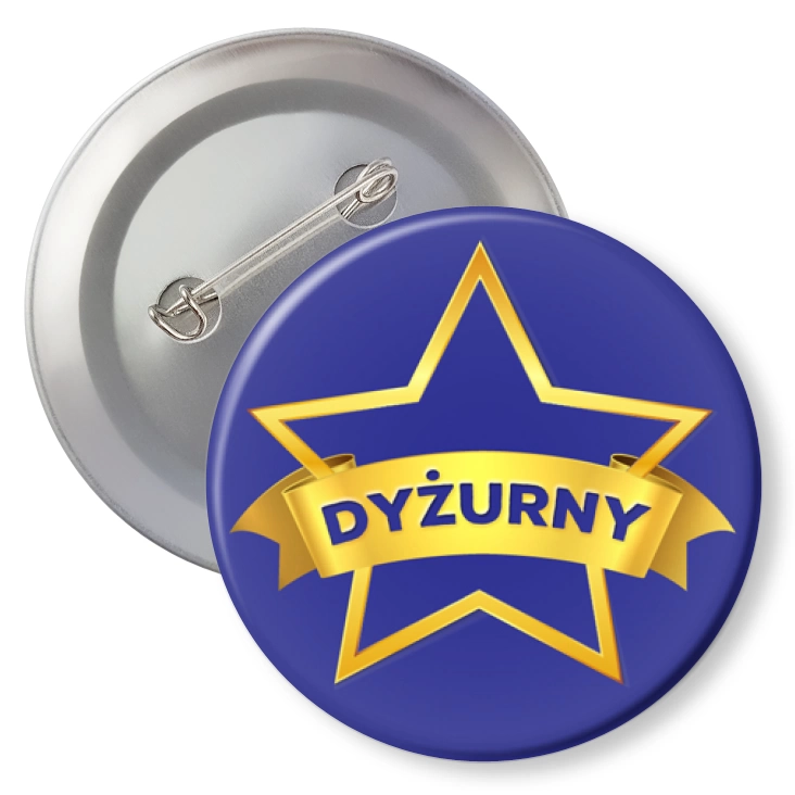 przypinkaDyżurny złota gwiazda
