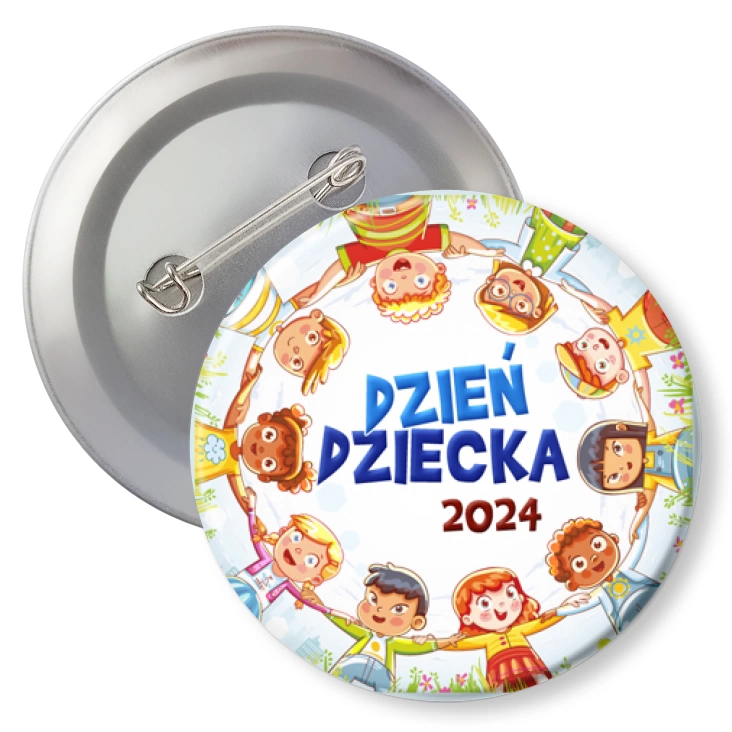 przypinkaDzień Dziecka dzieci różnych narodowości