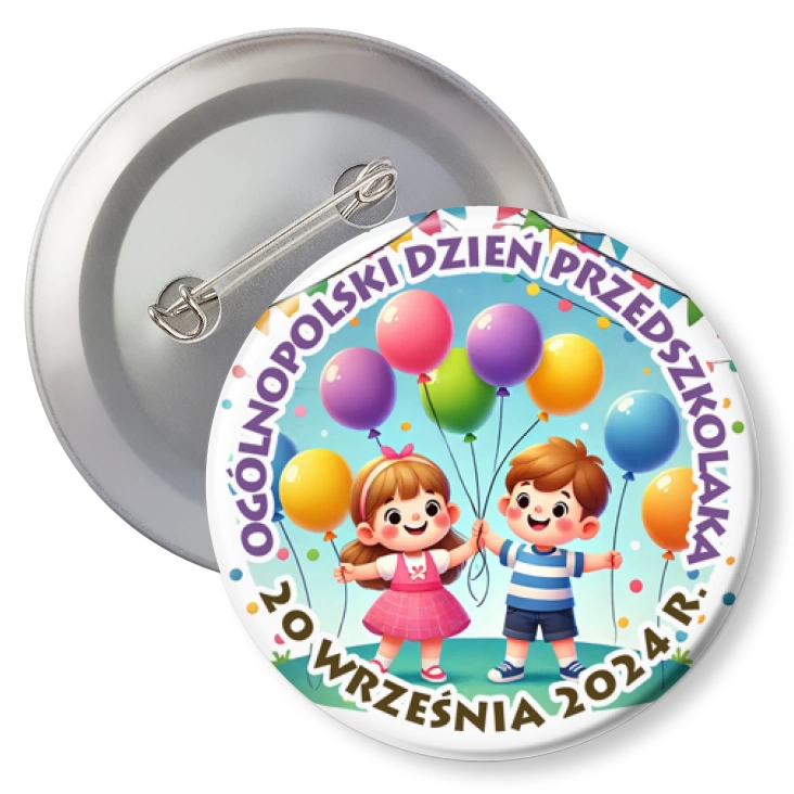 przypinkaDzień Przedszkolaka z balonikami
