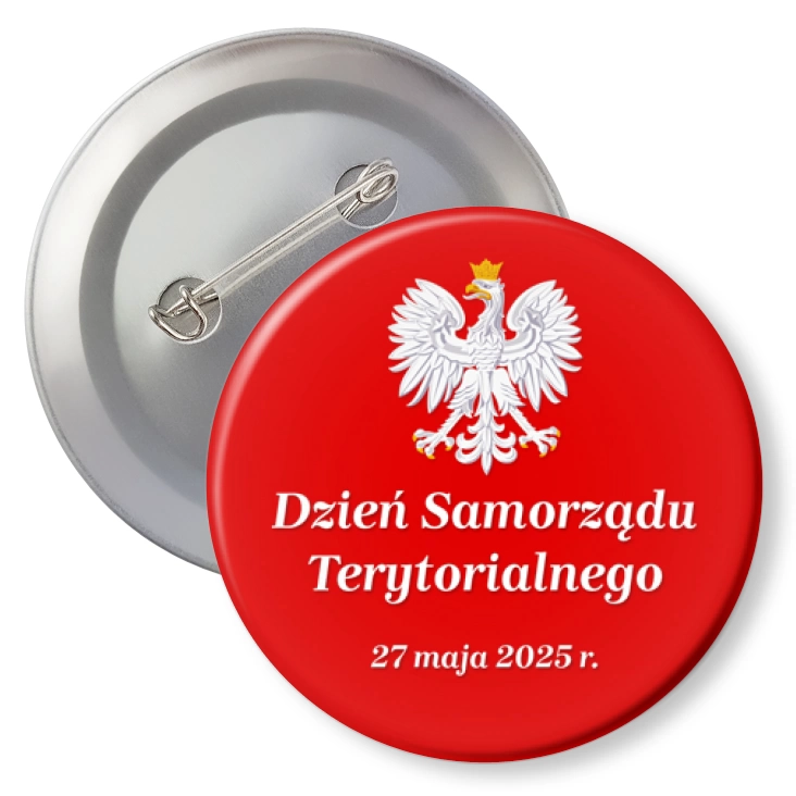 przypinkaDzień Samorządu Terytorialnego z orłem