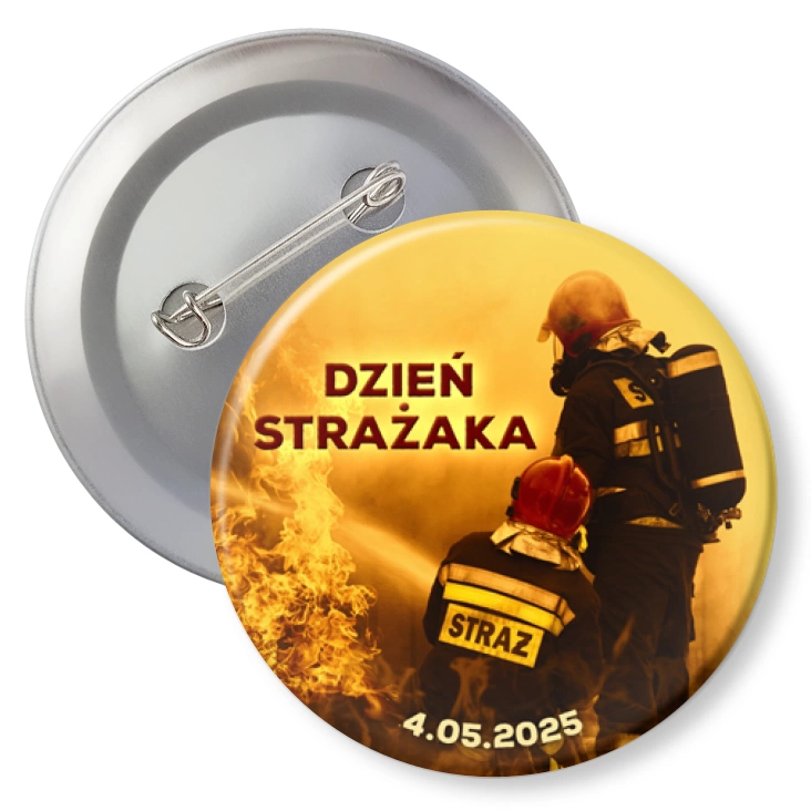 przypinkaDzień Strażaka 4 maja para strażaków