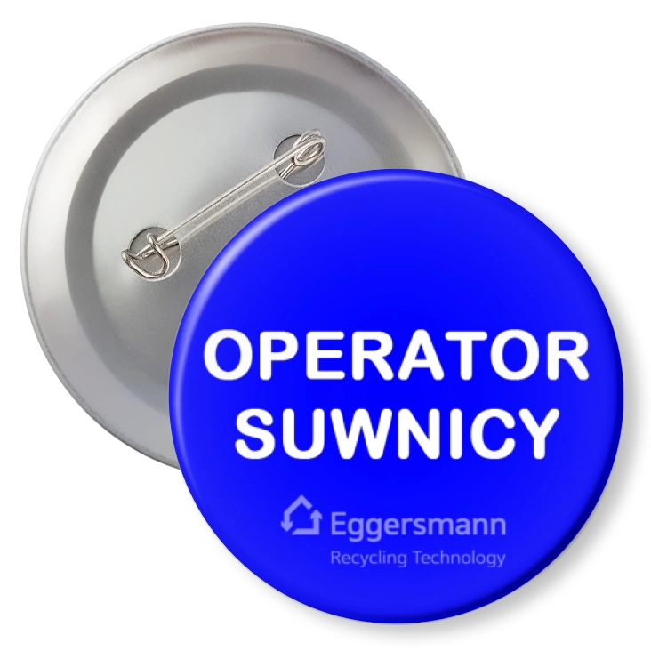 przypinka z agrafką Eggersmann Operator suwnicy