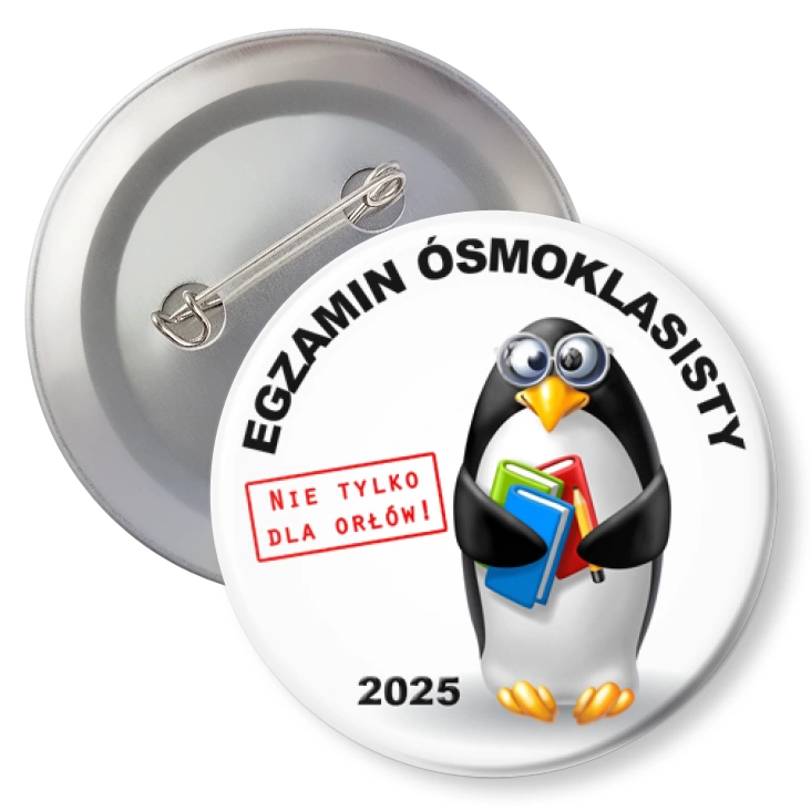 przypinkaEgzamin ósmoklasisty Pingwin