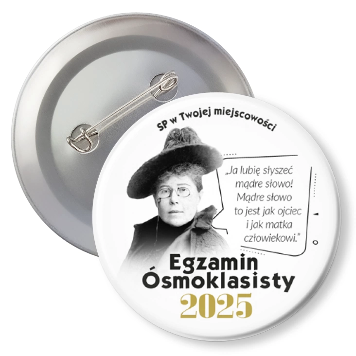 przypinkaEgzamin Ósmoklasisty z Marią Konopnicką