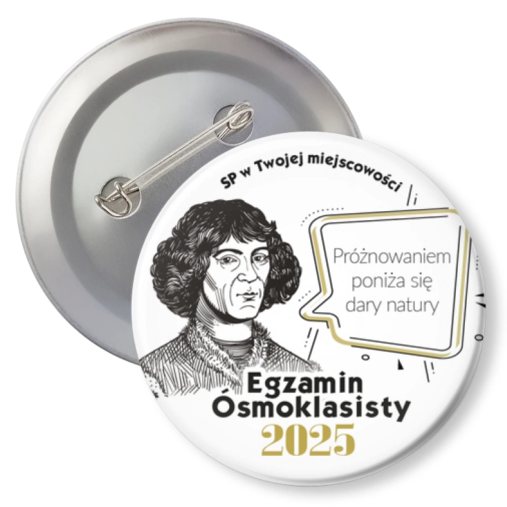przypinkaEgzamin Ósmoklasisty z Mikołajem Kopernikiem