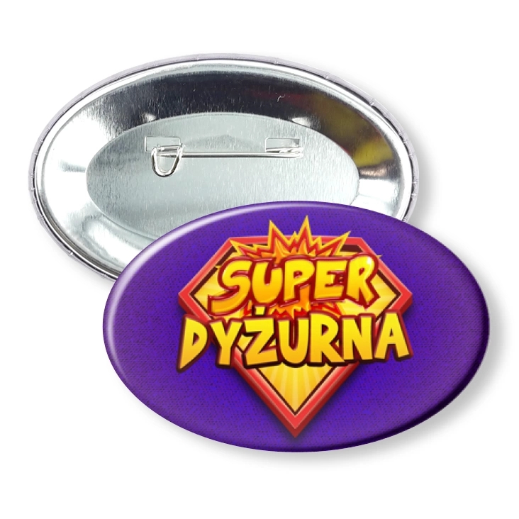 przypinka elipsaOdznaka Super Dyżurna