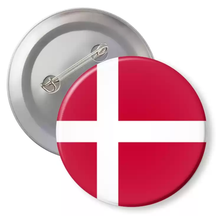 przypinka z agrafką Flaga Dania