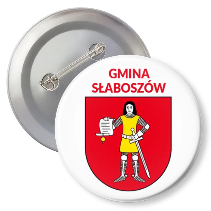 przypinka agrafka Gmina Słaboszów