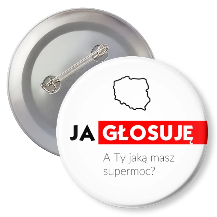 przypinkaJa głosuję