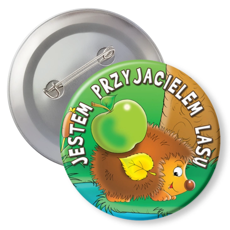 przypinkaJestem Przyjacielem Lasu Jeż