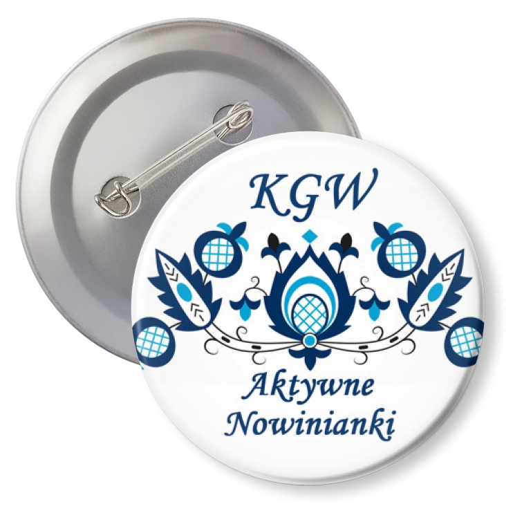 przypinka agrafka KGW aktywne Nowinianki
