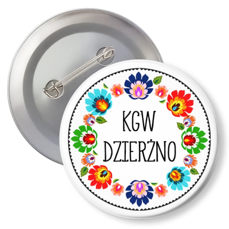 przypinka agrafka KGW Dzierżno