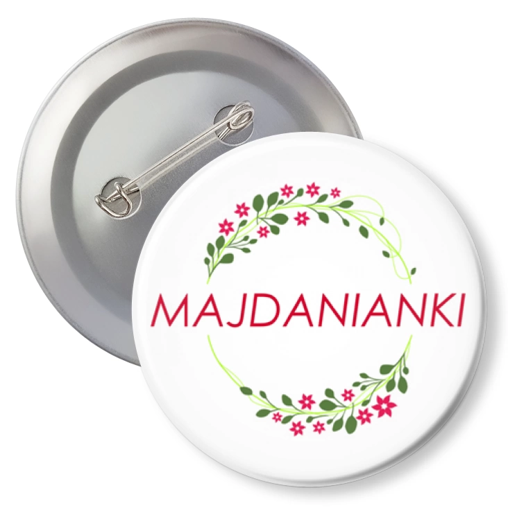 przypinka agrafka KGW Majdanianki