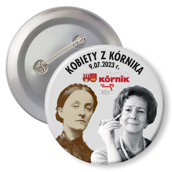 przypinka z agrafką Kobiety z Kórnika