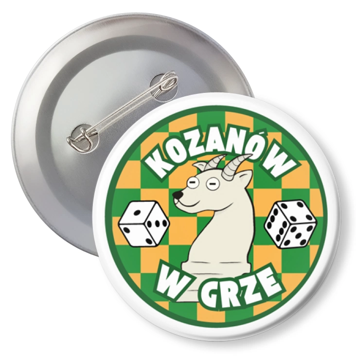 przypinka z agrafką Kozanów w grze
