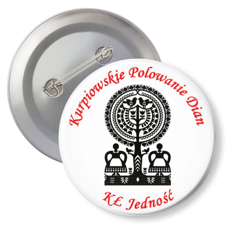 przypinka agrafka Kurpiowskie Polowanie Dian