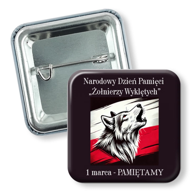 przypinka kwadratPamiętamy Dzień Żołnierzy Wyklętych