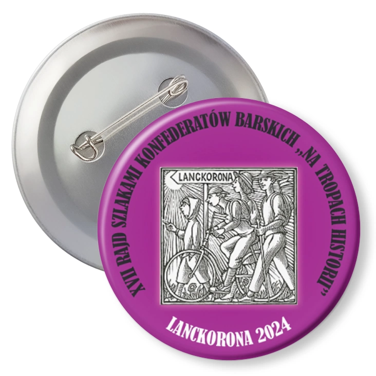 przypinka agrafka Lanckorona 2024