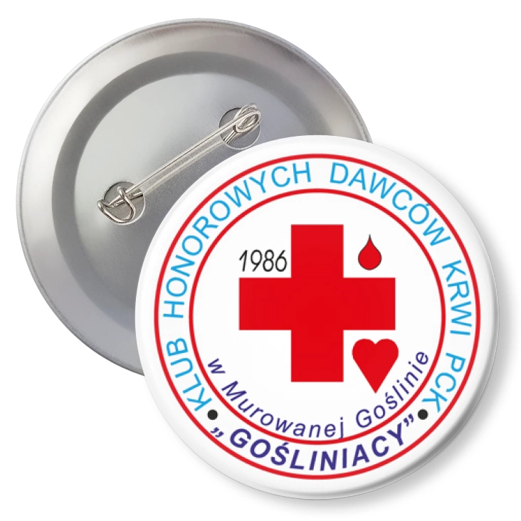 przypinka agrafka Logo Klubku HDK PCK Gośliniacy