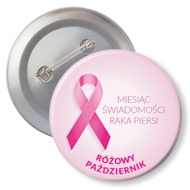 przypinkaMiesiąc Świadomości Raka Piersi