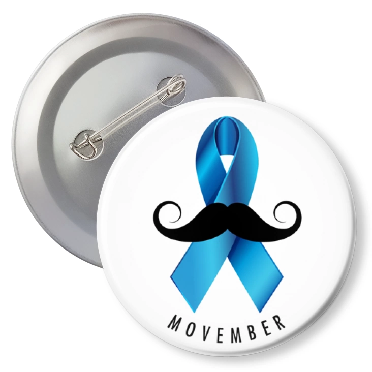 przypinkaMovember wąsy