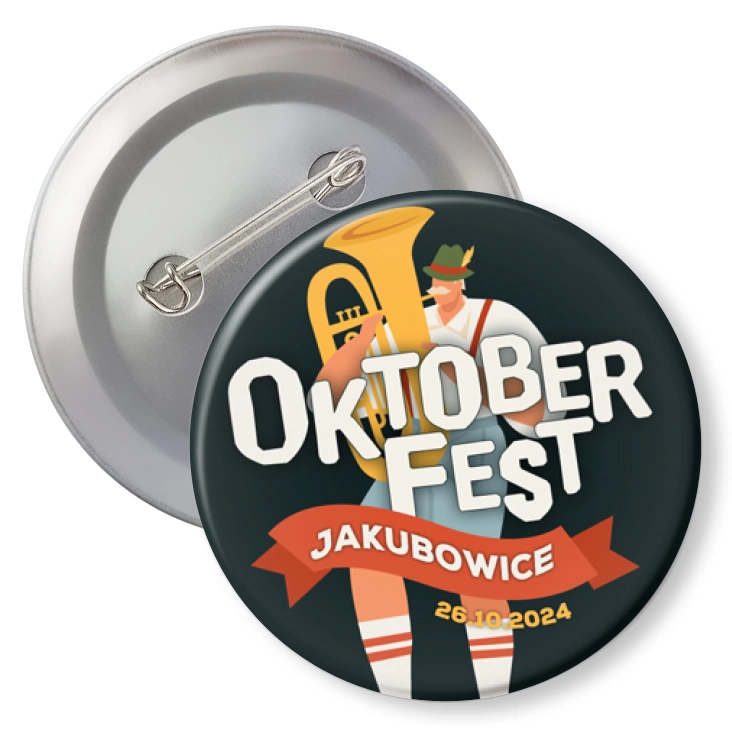 przypinka z agrafką Oktoberfest Jakubowice 2024