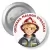 Przypinka z agrafką Odznaka Małego Strażaka chłopiec strażak