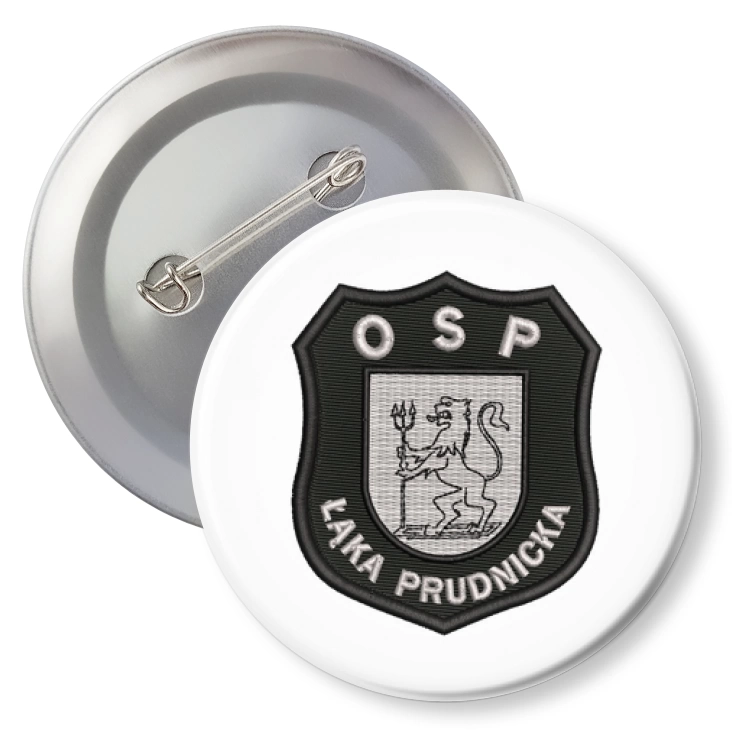 przypinka agrafka OSP Łąka Prudnicka