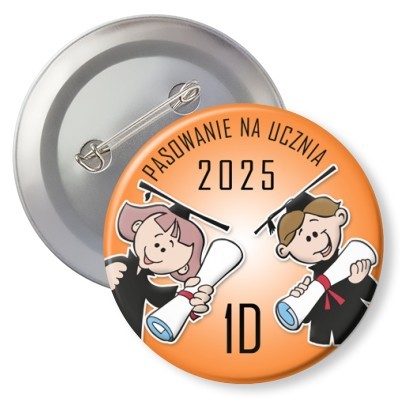 przypinka Pasowanie na ucznia 1d