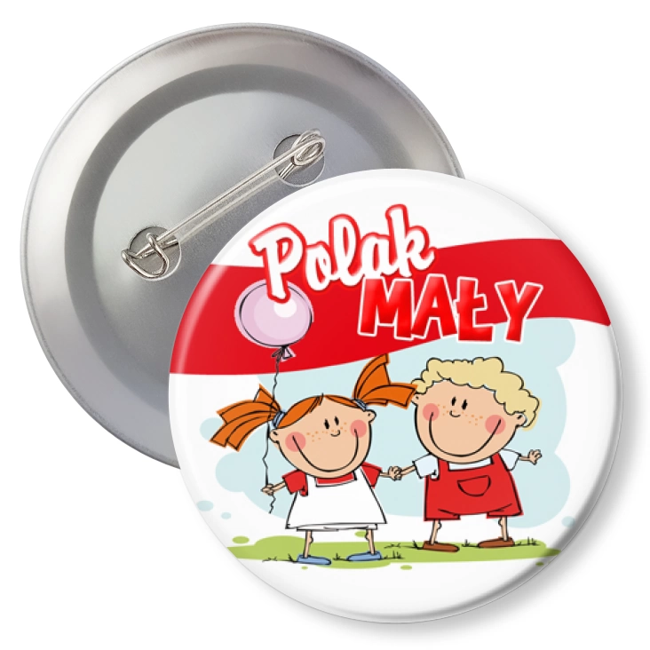przypinkaPolak Mały Para Dzieci 3 maja 11 listopada