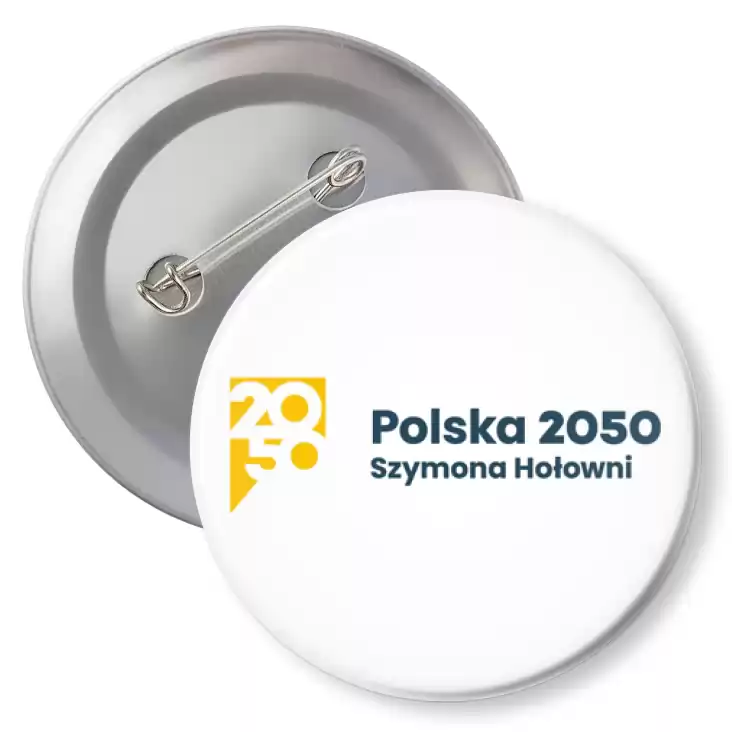 przypinka z agrafką Polska 2050