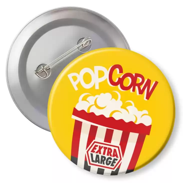 przypinka z agrafką Popcorn