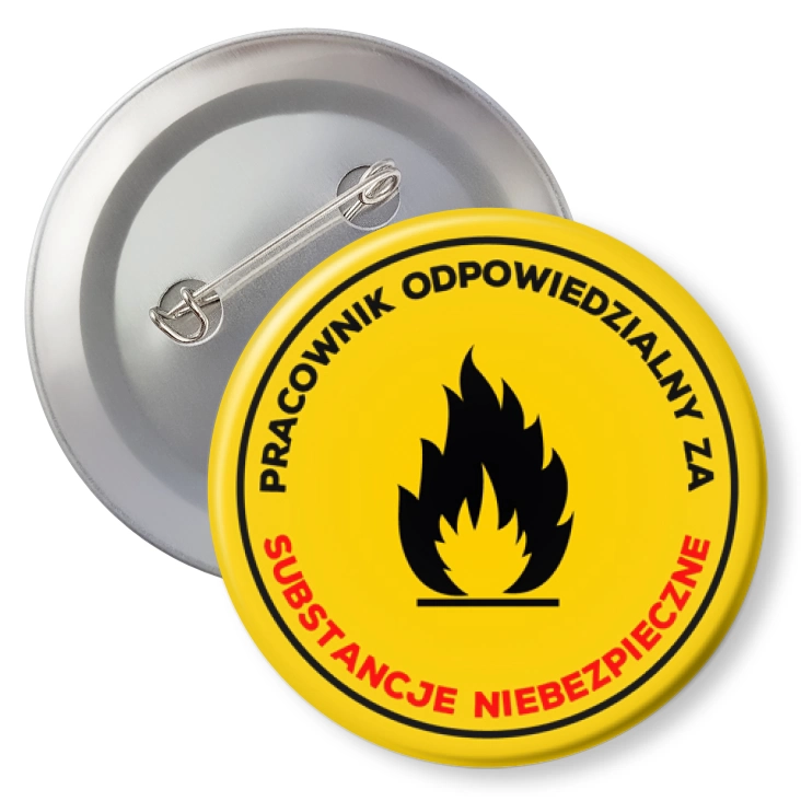 przypinkaPracownik odpowiedzialny za substancje niebezpieczne