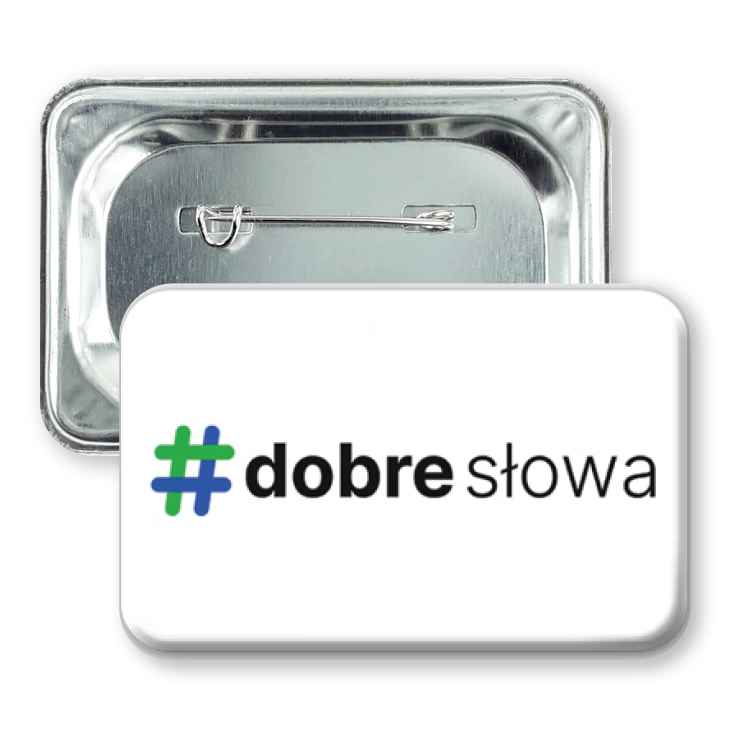 przypinka prostokątDobre słowa