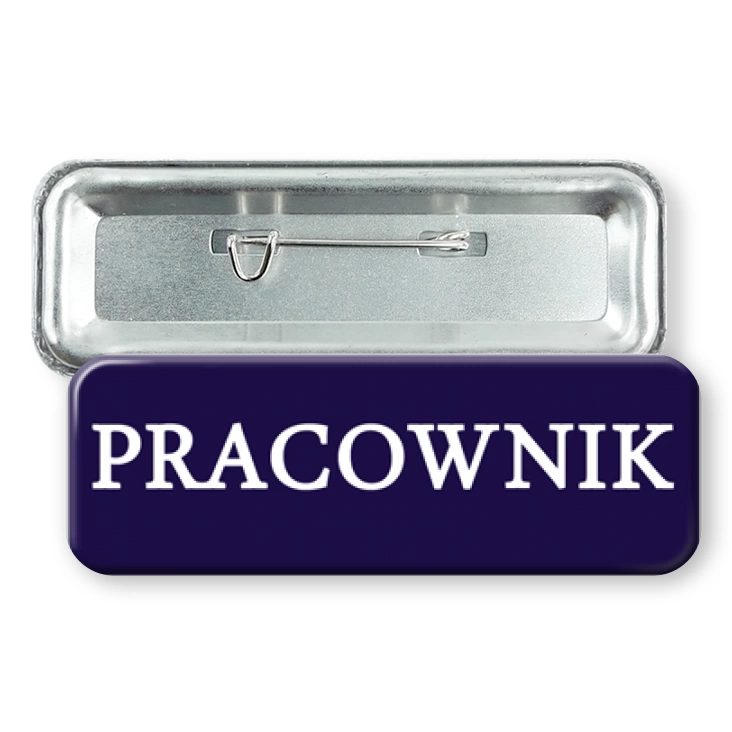 przypinka prostokątPracownik